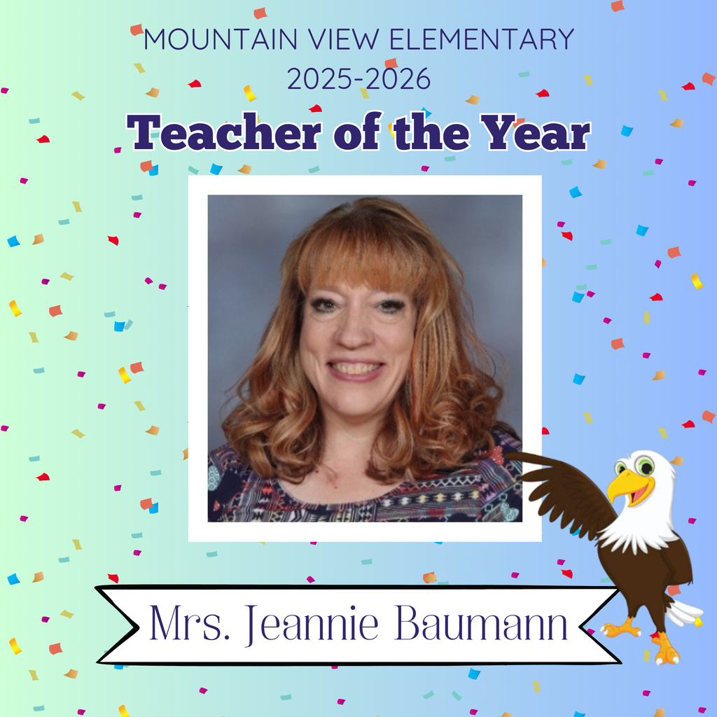 Congratulations to MVE's Teacher of the Year, Mrs. Jeannie Baumann!
