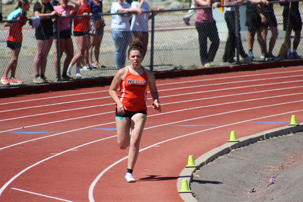 Wells High School track and field athletes