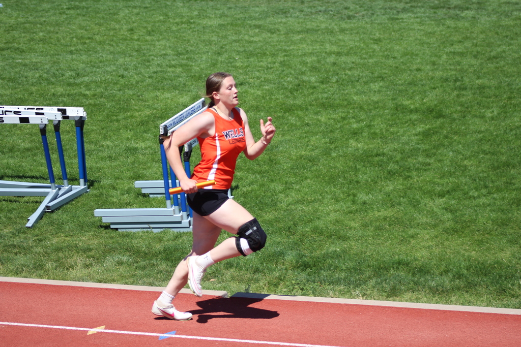 Wells High School track and field athletes