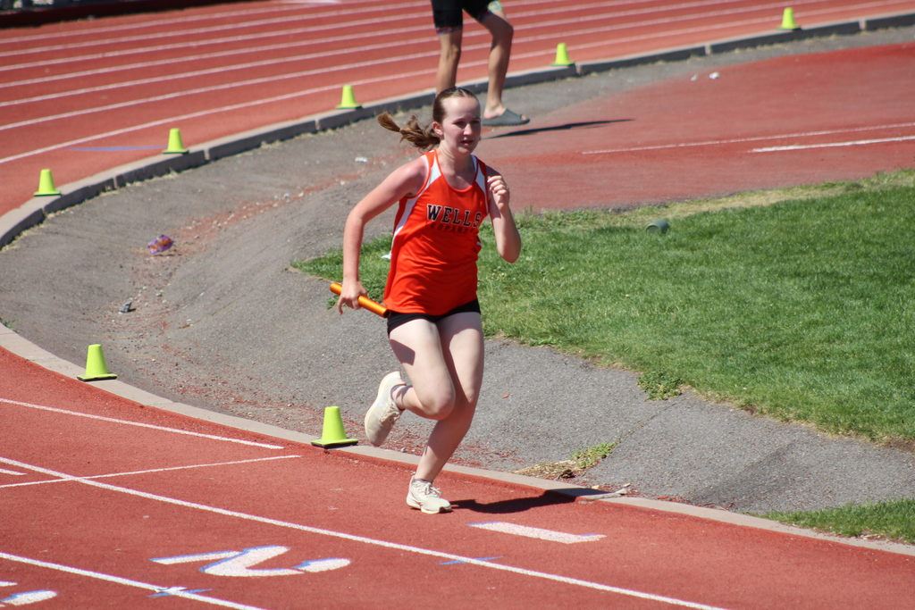 Wells High School track and field athletes