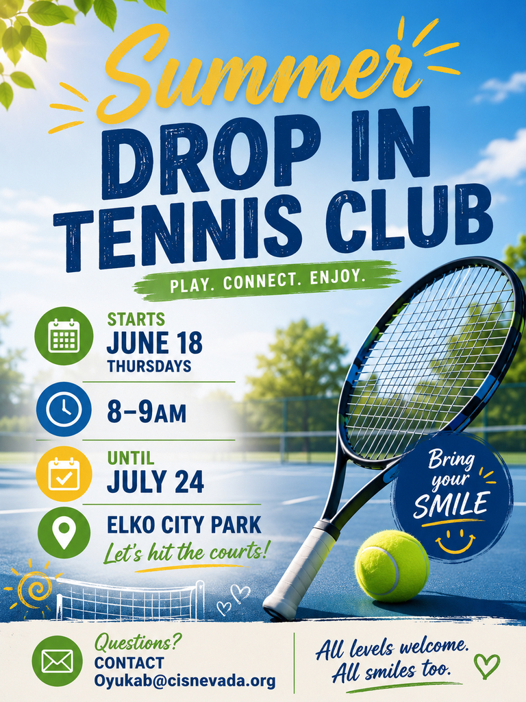 Summer Drop in Tennis Club English