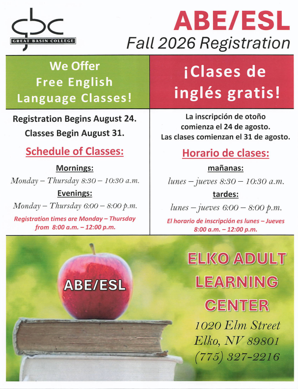 Free English Language Classes