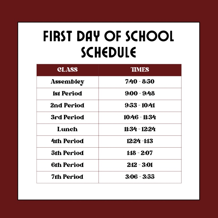 first day of school 