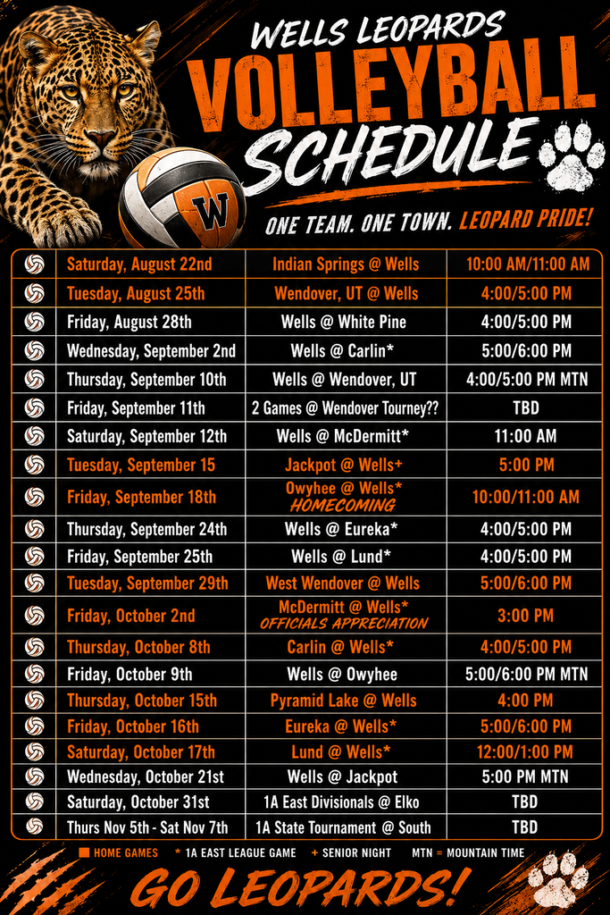 volleyball schedule