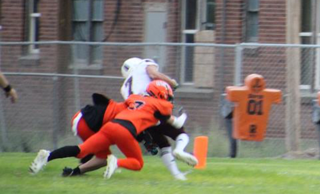football team playing