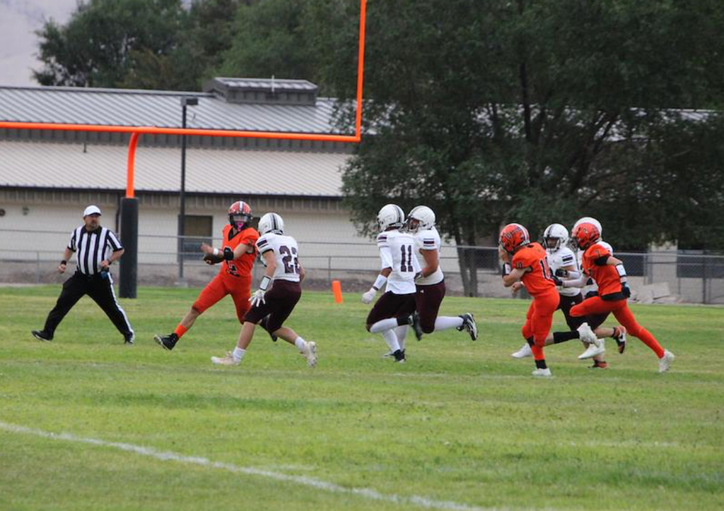 football team playing