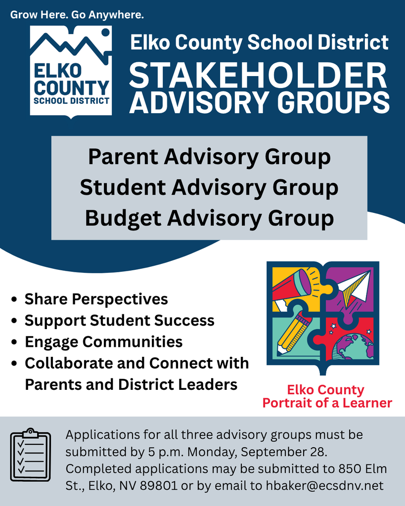 Elko County School District Stakeholder Advisory Goups