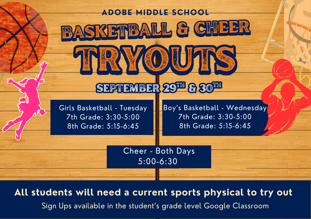 Basketball & Cheer Tryouts Information
