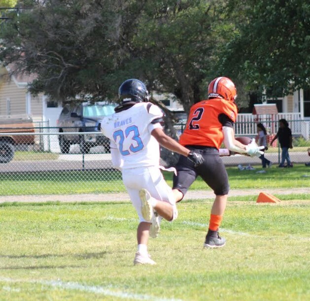 Wells High School football players