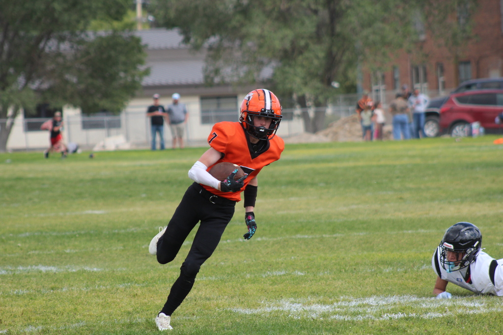 Wells High School football players