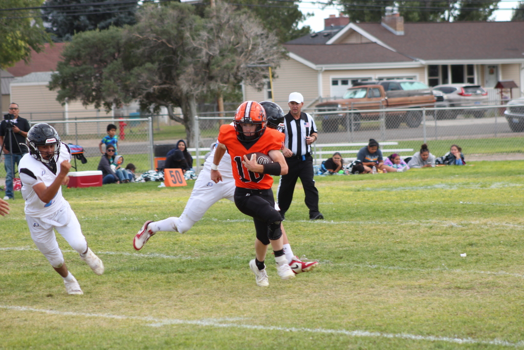 Wells High School football players
