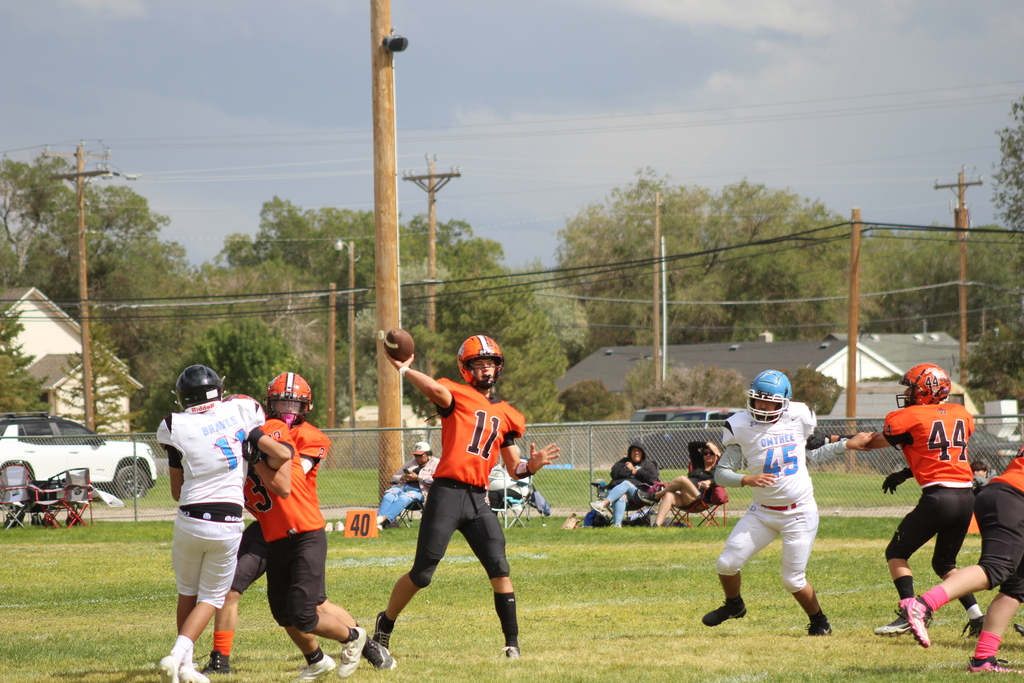 Wells High School football players
