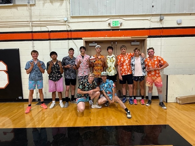 He Man volleyball for homecoming