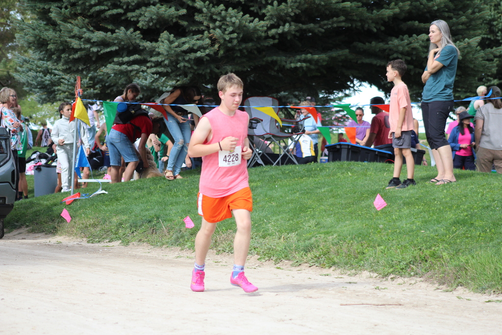 Wells High School Cross Country athlete competing at the Burley Hope Run