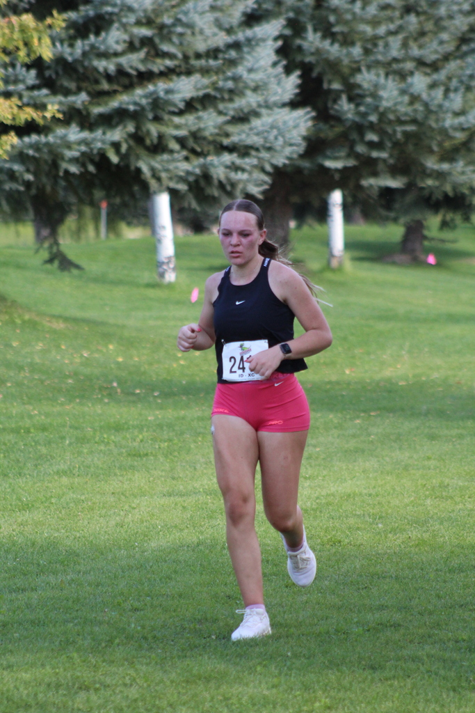 Wells High School Cross Country athlete competing at the Burley Hope Run