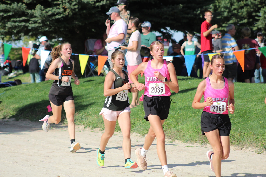 Wells High School Cross Country athlete competing at the Burley Hope Run