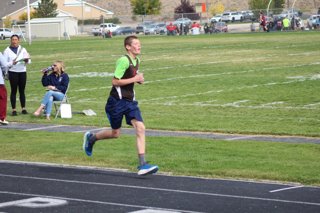 Intramural athletes competing in Spring Creek