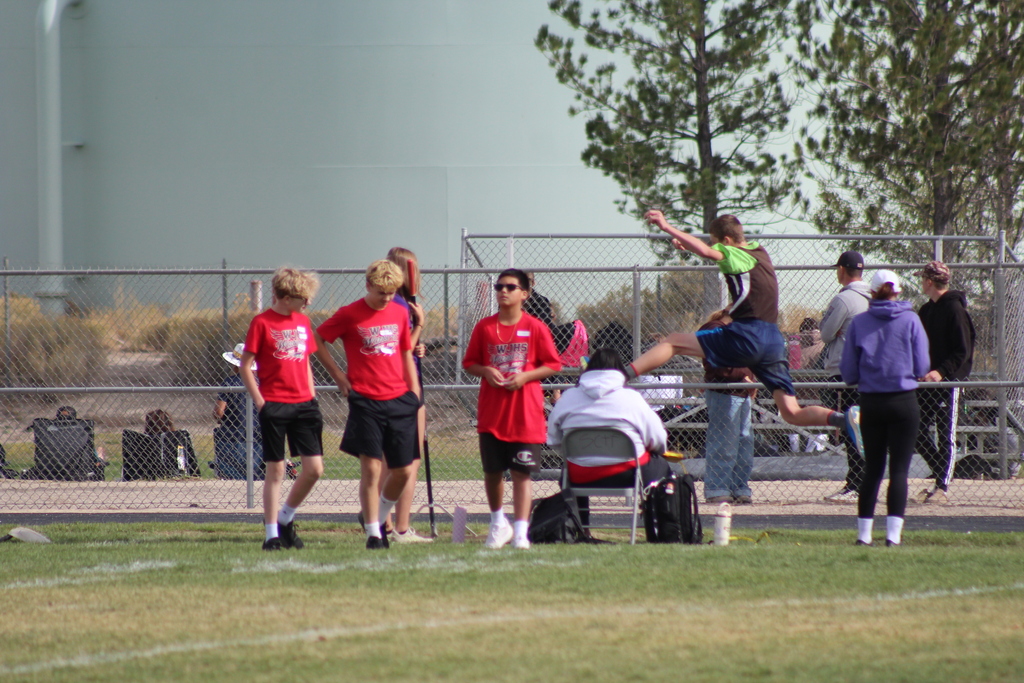 Intramural athletes competing in Spring Creek