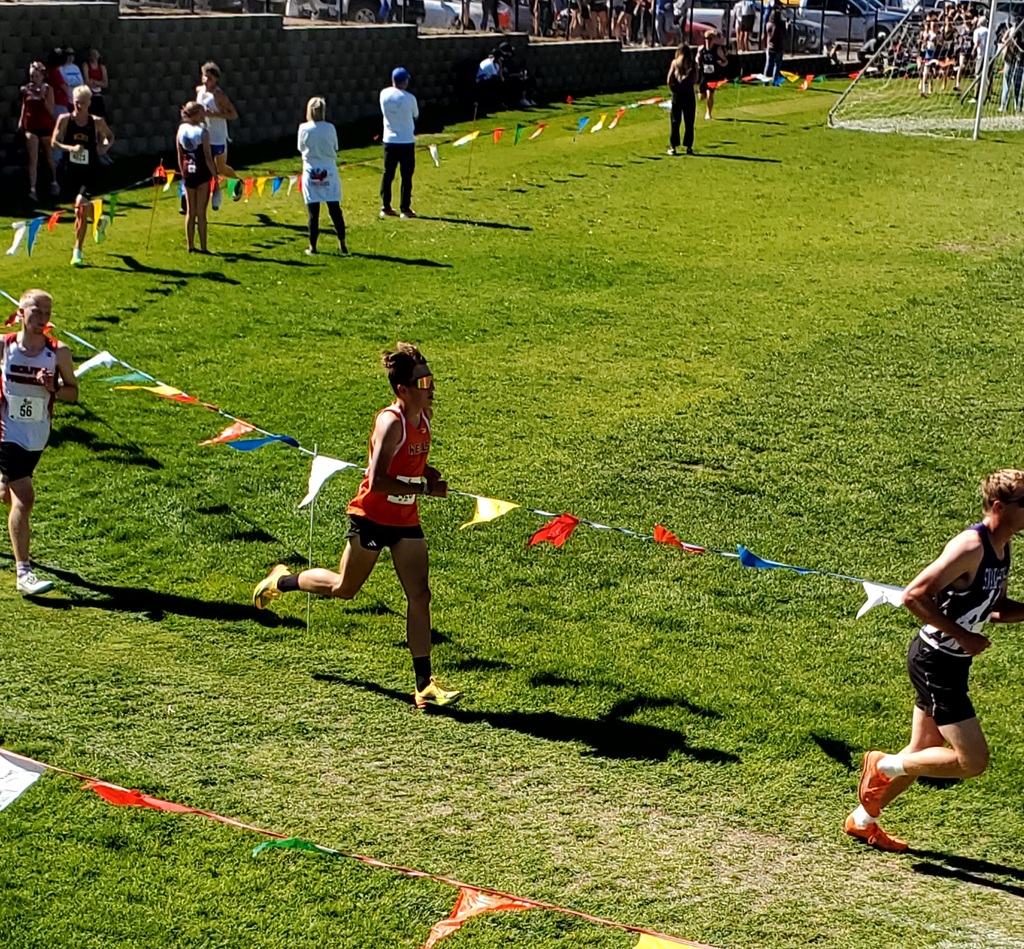 WHS cross country runners at the Bob Conley Invitational