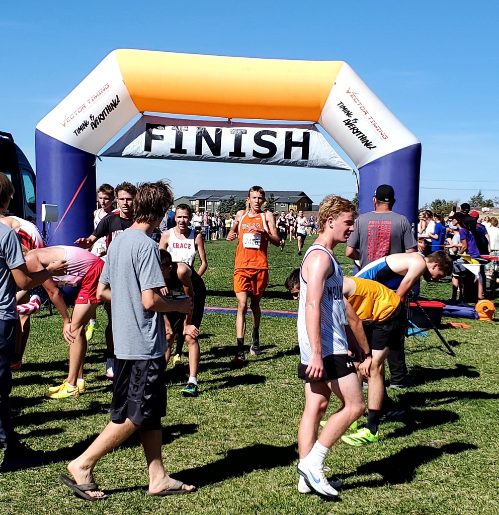 WHS cross country runners at the Bob Conley Invitational