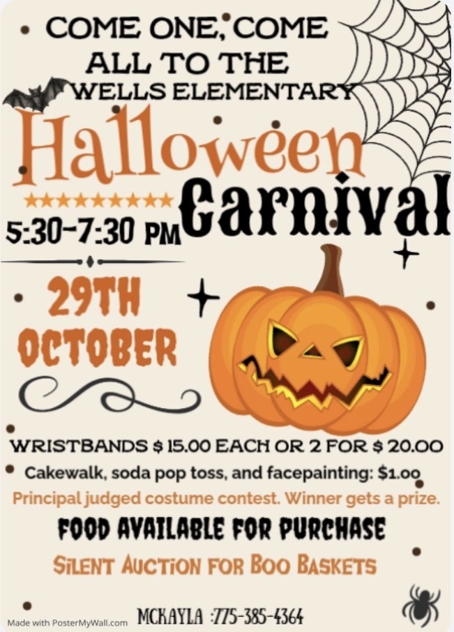Halloween carnival flyer
