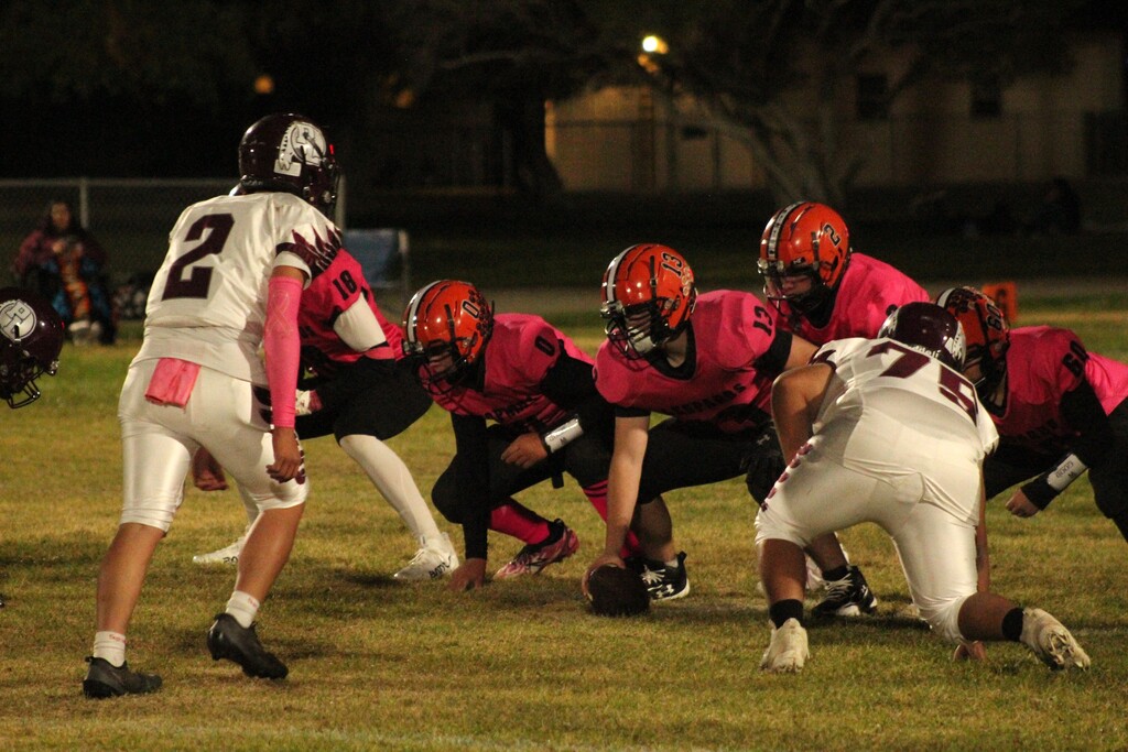 Wells High School footballl team vs Pyramid Lake football team 