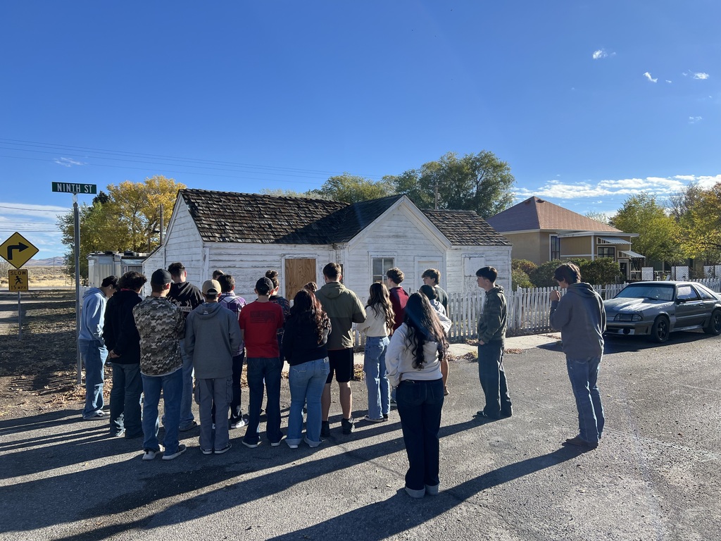 Mrs. B took her class on a field trip around Wells to do research for their Historical Fiction Ghost Story Project