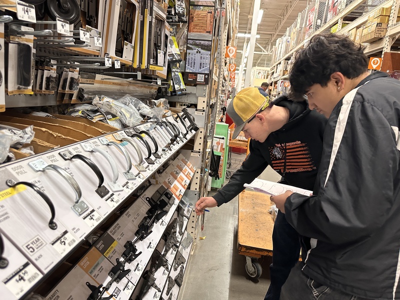 Wells Students at Home Depot