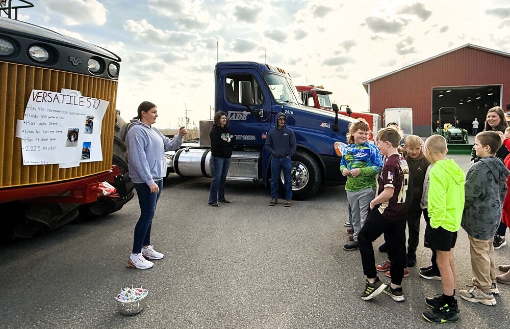 drive tractor to school day