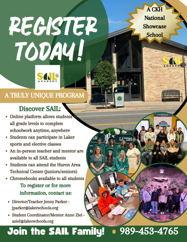SAIL academy now enrolling