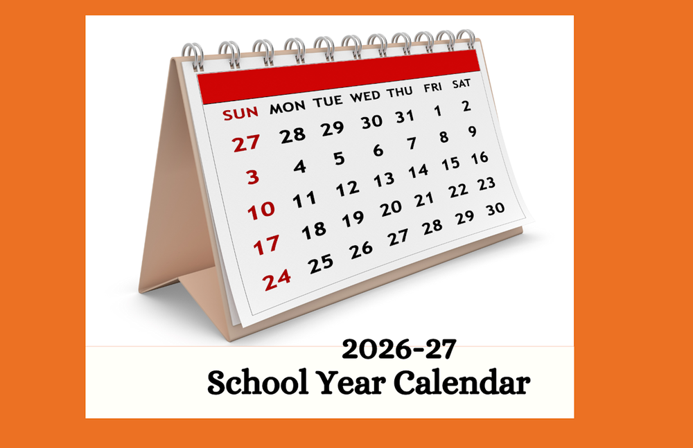 26-27 school year calendar graphic