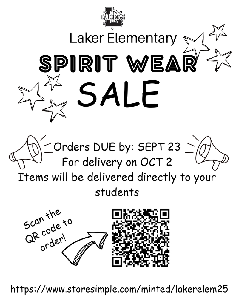laker elementary spiritwear sale
