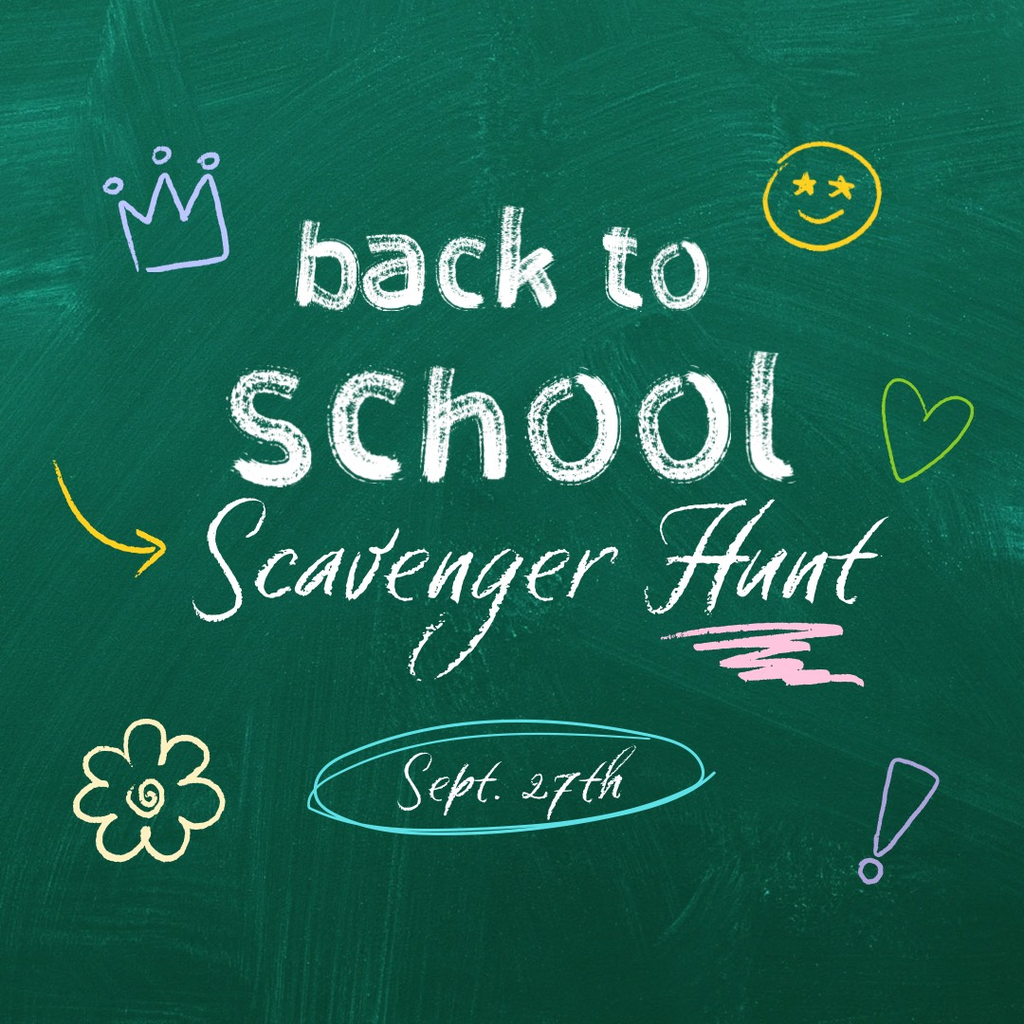 back to school scavenger hunt