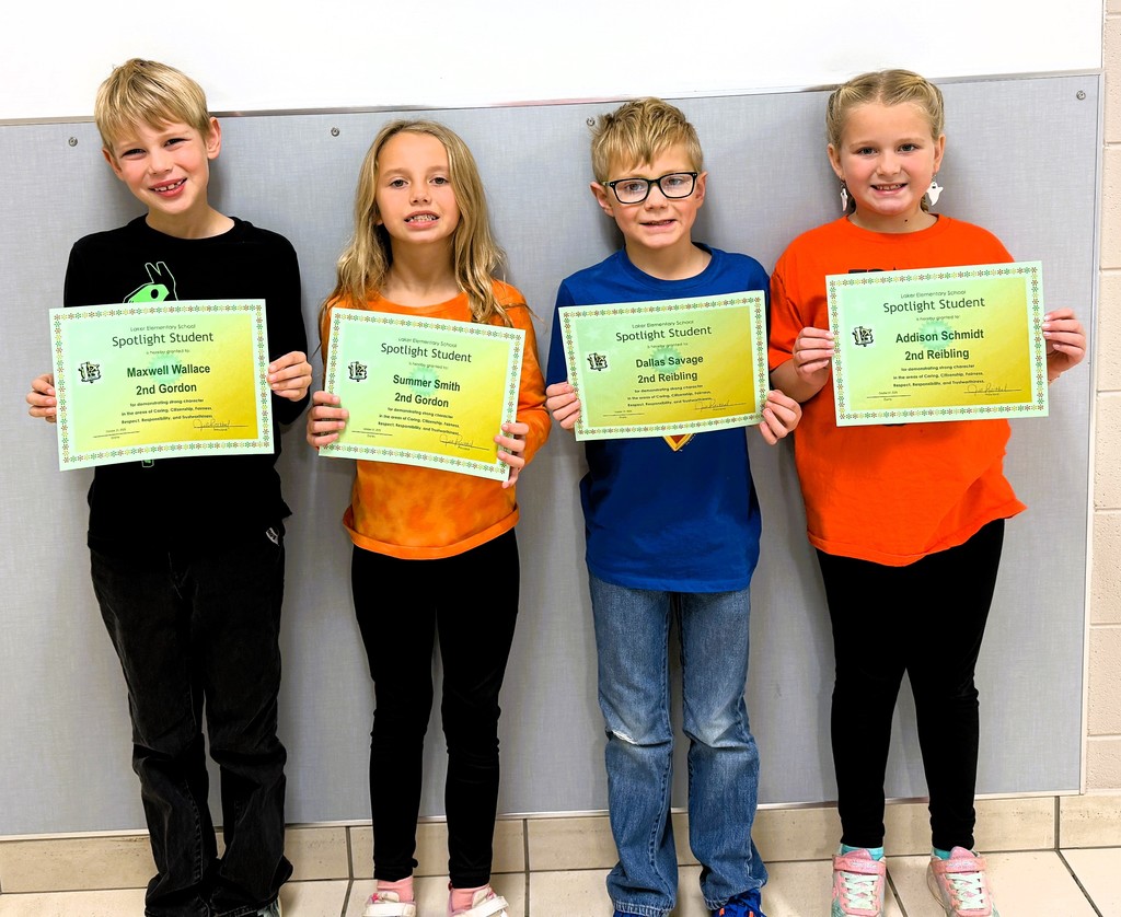 2nd gr spotlight students 1st qtr