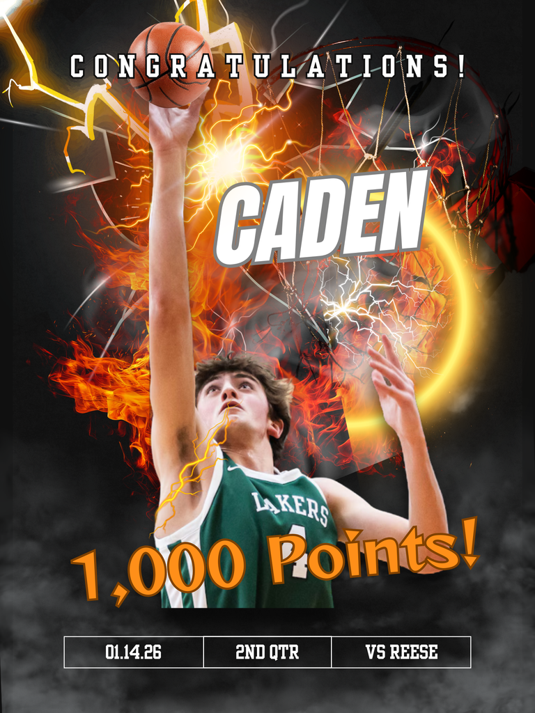 Caden 1,000 pooints