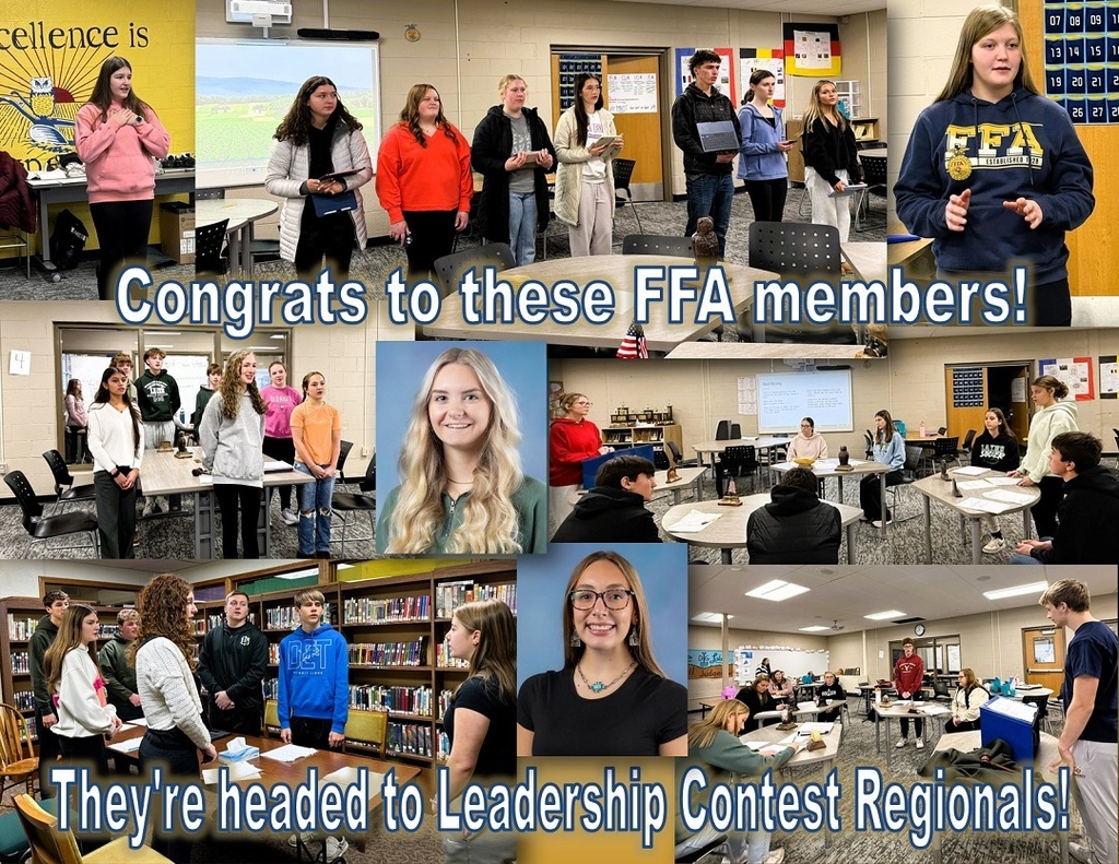 high school FFA teams regional qualifiers