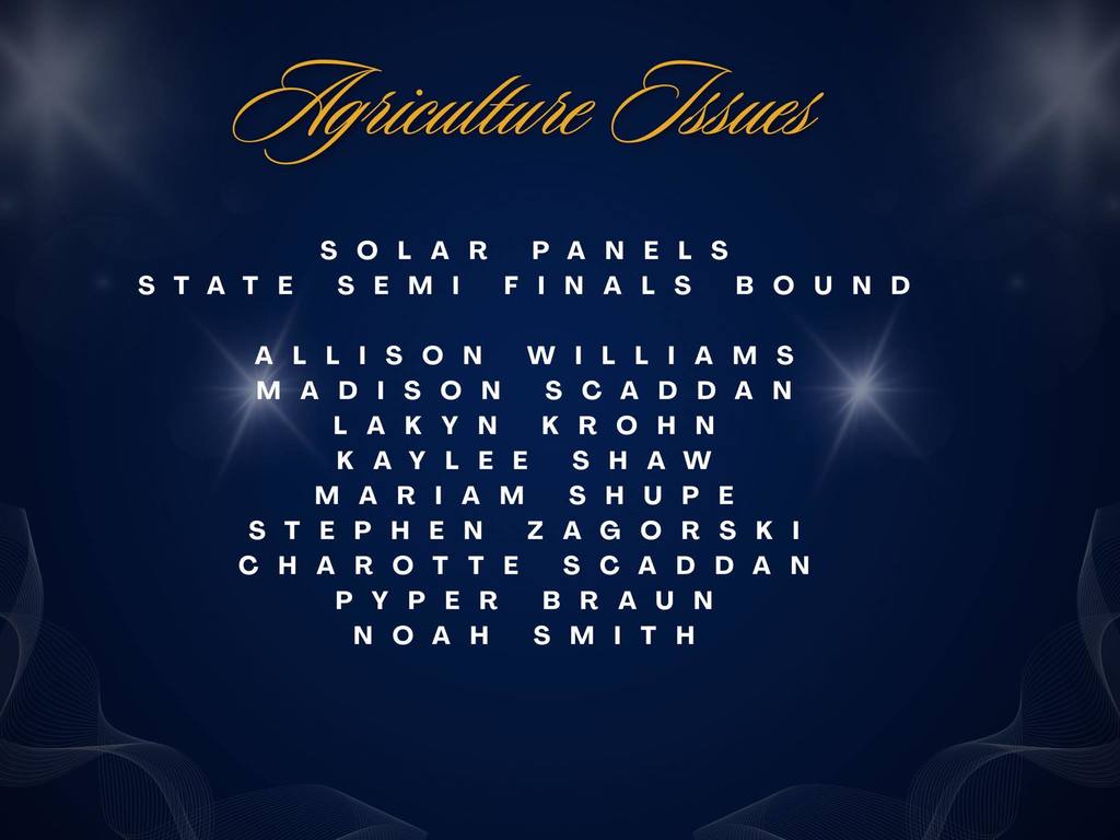 FFA leadership contest regional results