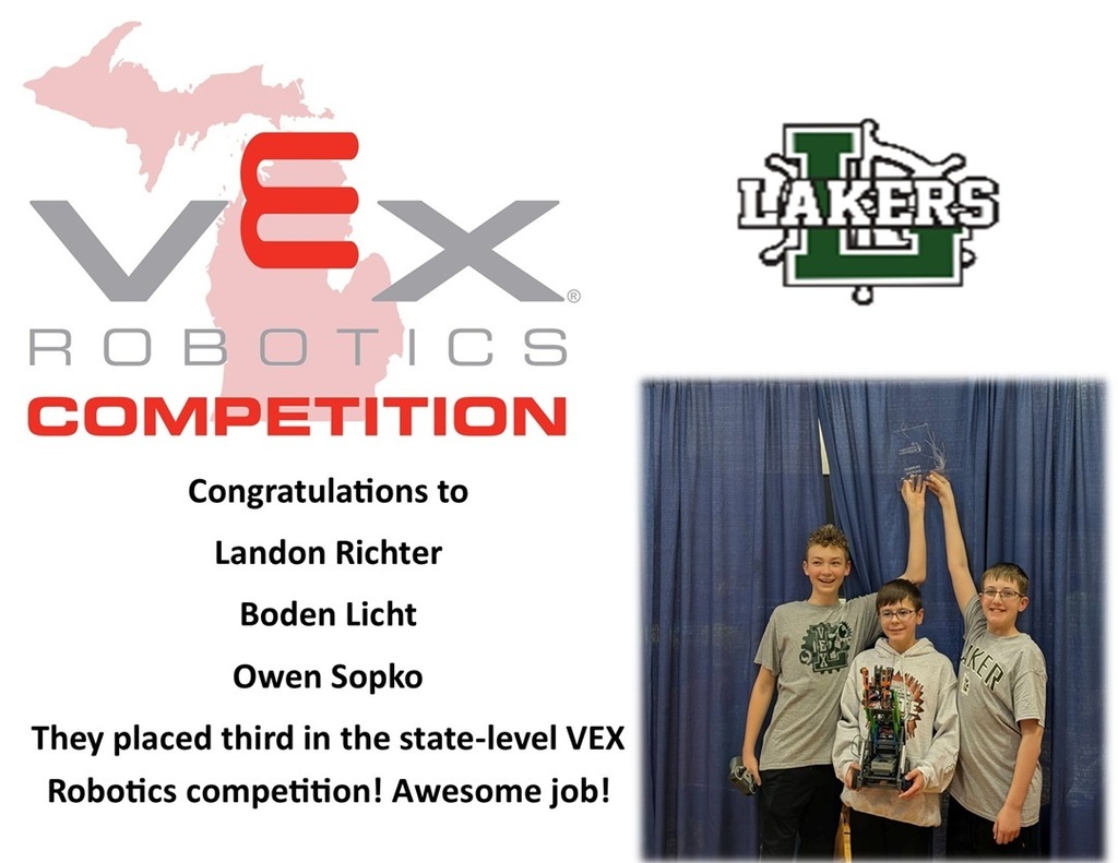 congrats VEX team