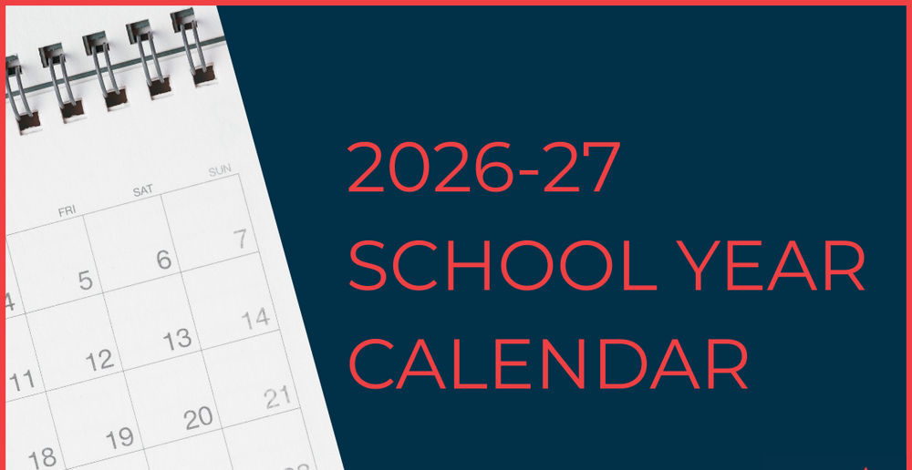26-27 school year calendar graphic