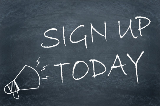 sign up today
