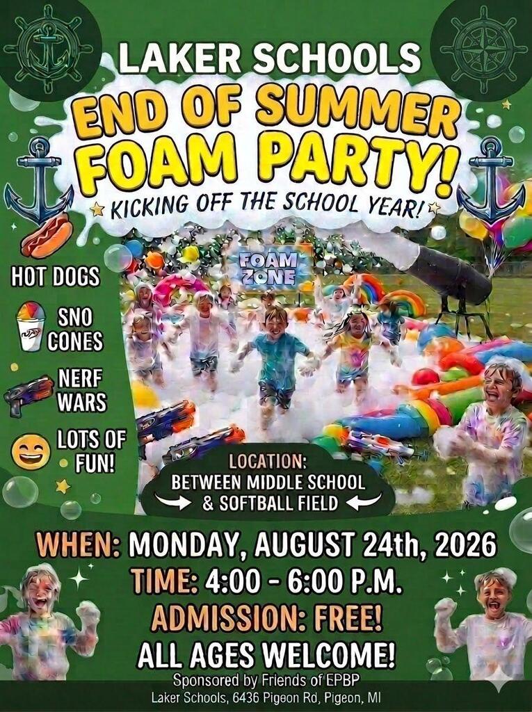 foam party flyer