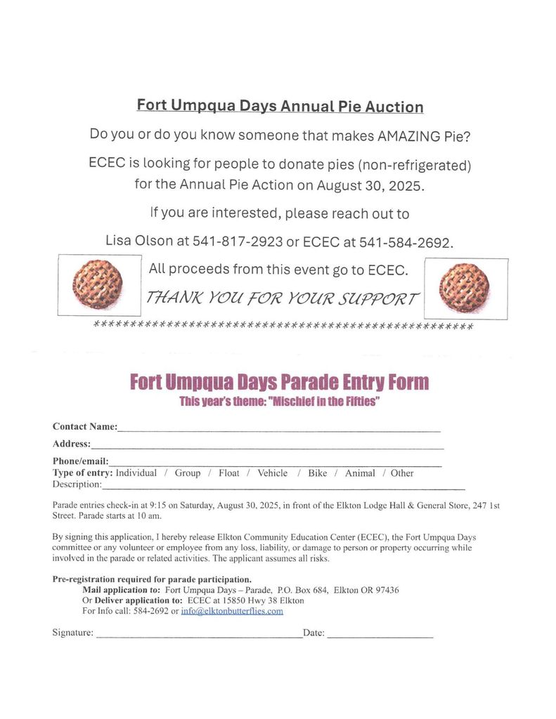 Fort Umpqua Days