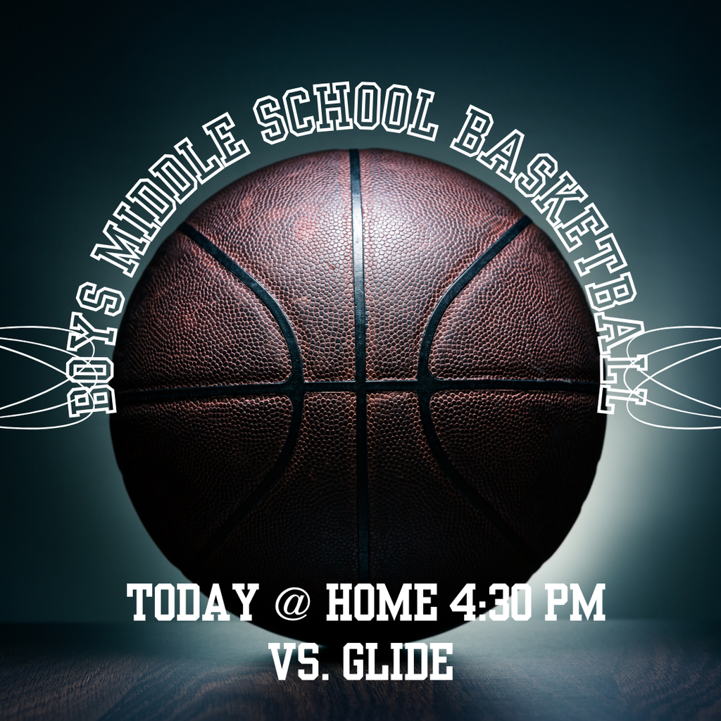 GOOD LUCK Middle School Boys Basketball as they complete today @ home vs. Glide at 4:30. GO ELKS!
