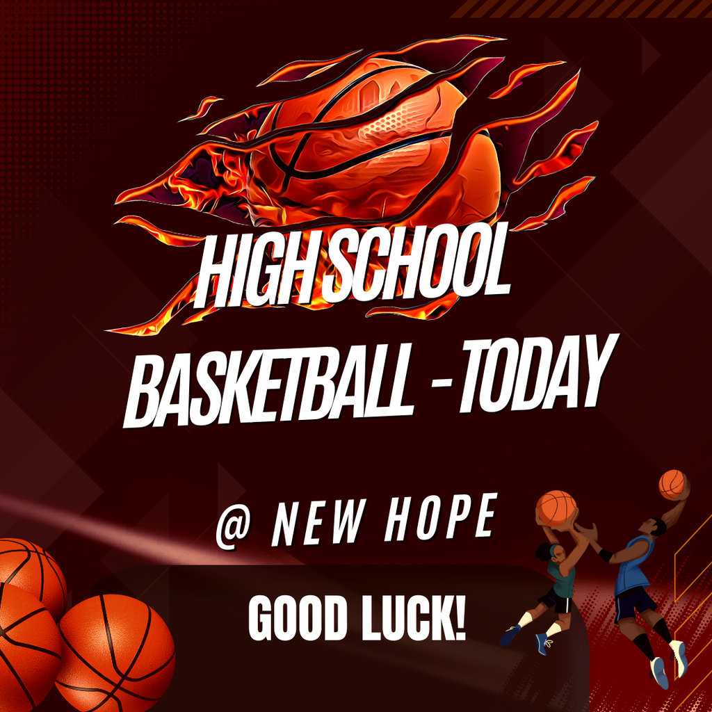 LET'S GO ELKS!  Our High School Basketball teams will compete today at New Hope.