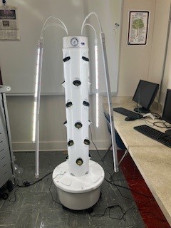 High School Ag Classroom Hydroponic Tower