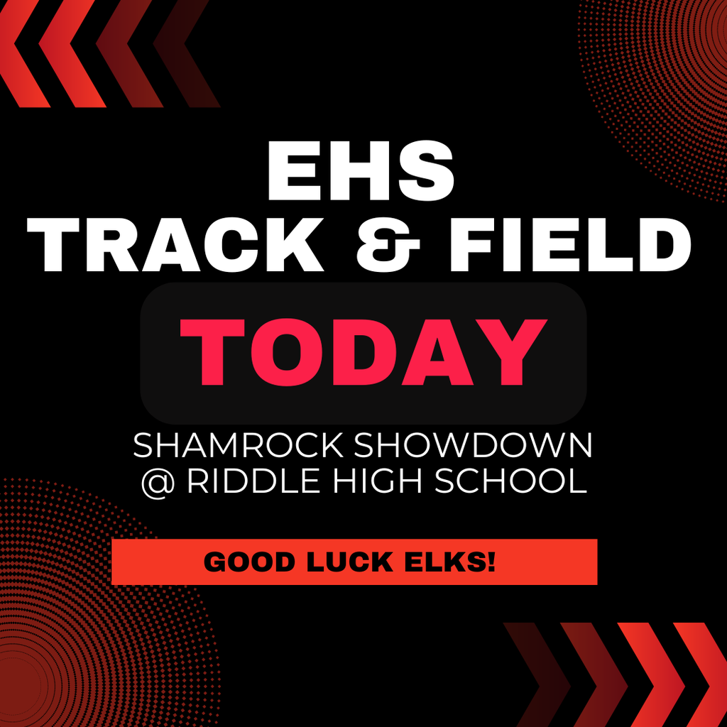 GOOD LUCK to our Track and Field team as they compete today in Riddle at the "Shamrock Showdown". GO BIG RED!
