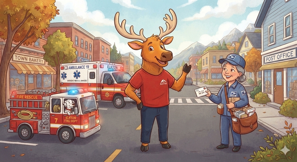 This week the Elkton Charter School kindergartners will learn about our "Community Helpers." You may see a visiting fire truck or ambulance at our school. Rest assured that all is well, our kids are just learning cool things and we are thankful for our visitors.