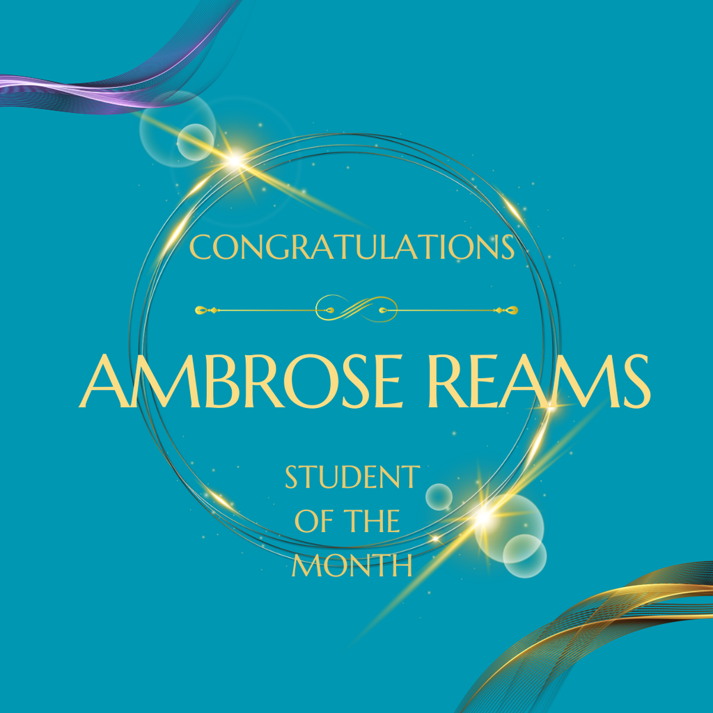 CONGRATULATIONS to Ambrose Reams, Elkton High School Student of the Month!