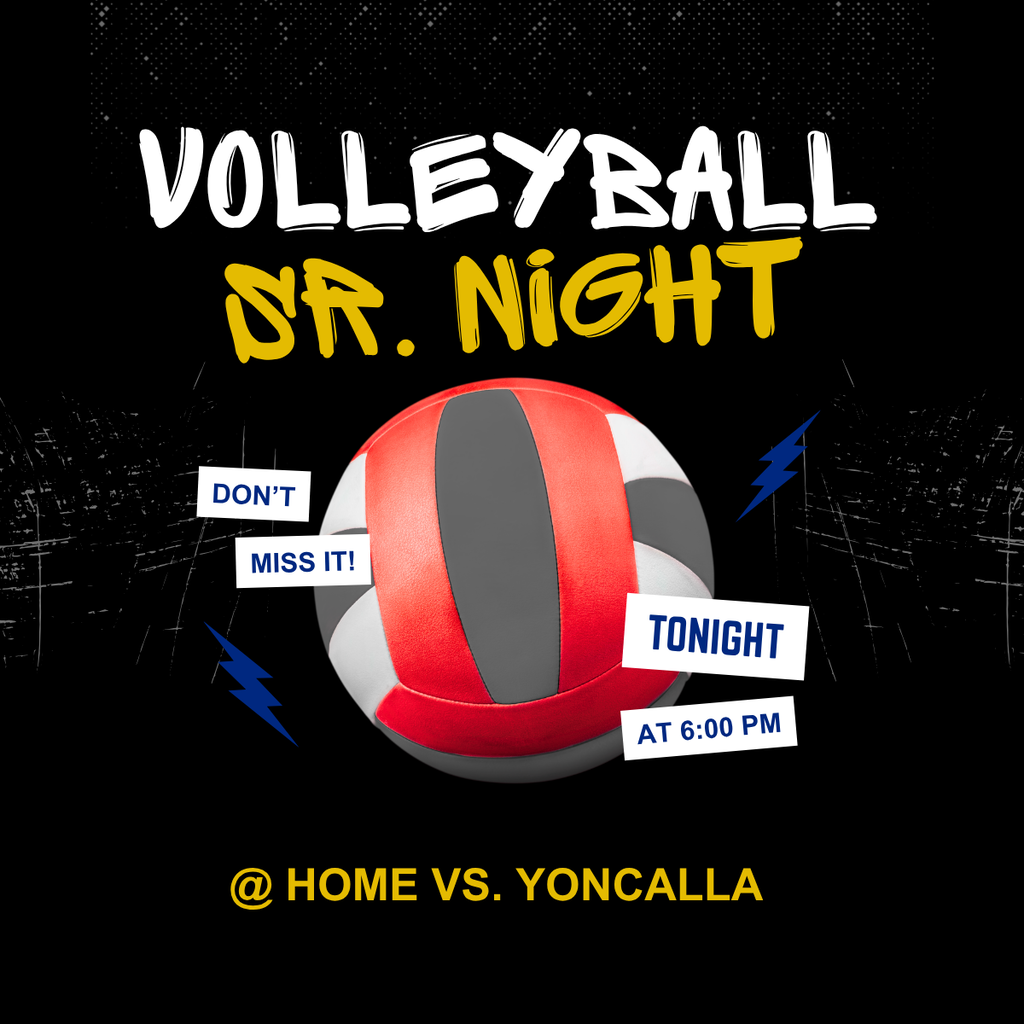 COME AND ROOT ON our EHS Volleyball Team as they host Yoncalla at 6:00 p.m. and celebrate our seniors, Amira, Mishayla and Natalie. Go Big Red!