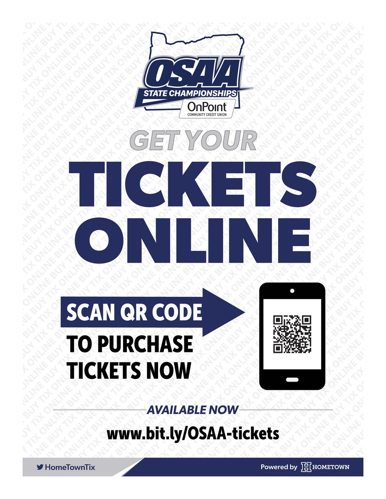 Elkton High School Volleyball Team will host the first round of OSAA Volleyball State Playoffs on Wednesday at 6:00 p.m. Elks vs. C.S. Lewis Academy. Ticket prices are $7 for students, high school and younger, and $11 for adults. OSAA Gold Card, OSAA media Pass, OSAA VIP Pass and OSAA Volleyball Media Pass are accepted with photo ID. No school, athletic district, officials' association, etc., passes will be accepted. You can prepurchase tickets using the QR code in the attached flyer, or pay at the admission counter. This is an OSAA sanctioned event, therefore we must charge the OSAA ticket prices.